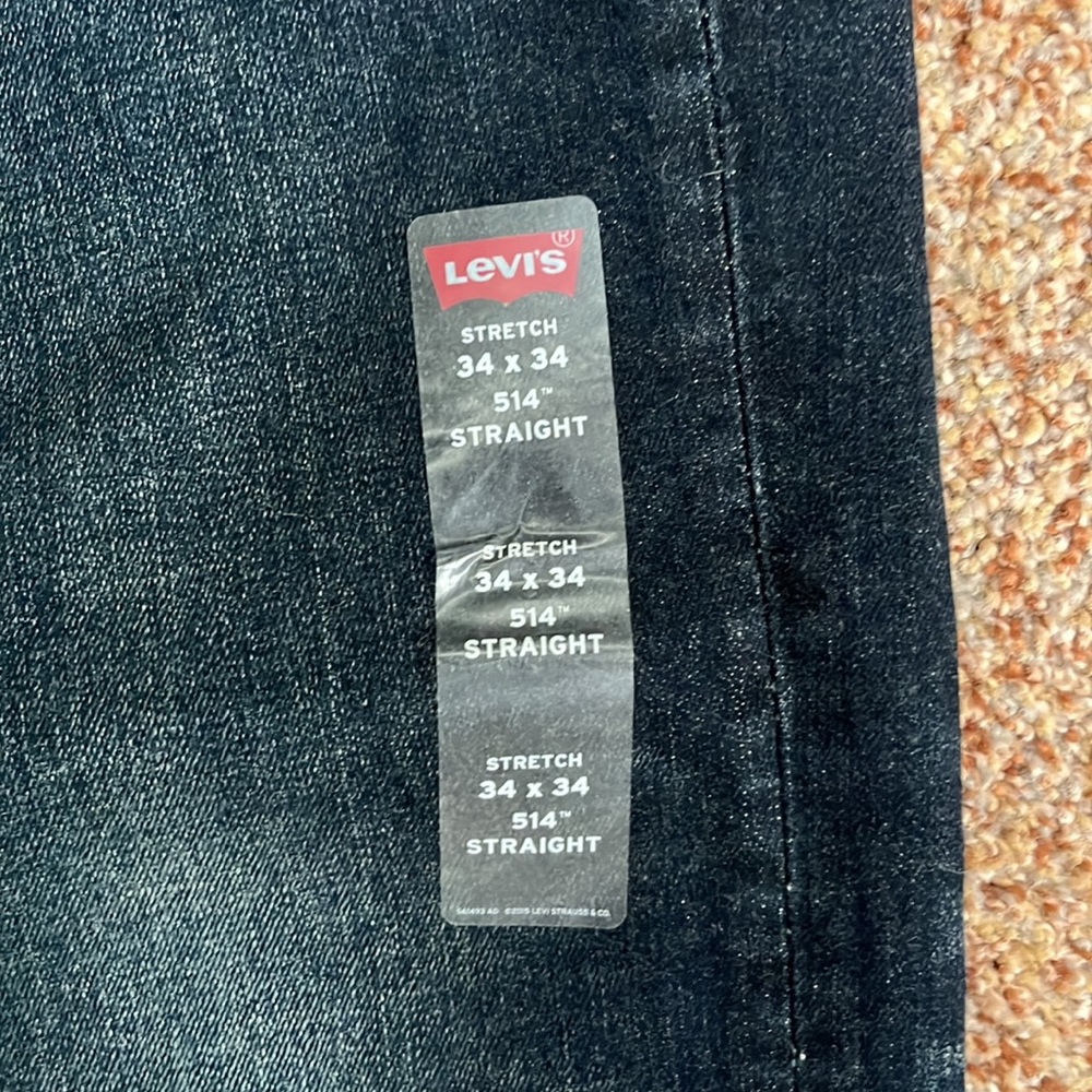NWT Levi’s Dark Blue jeans, Size 34/34 - Picture 6 of 7